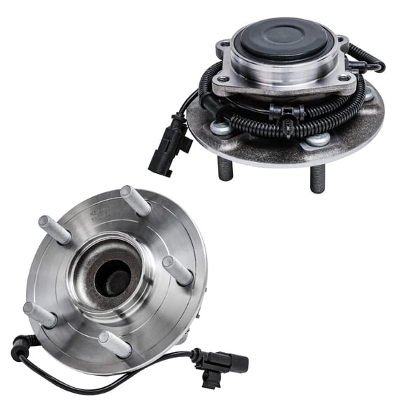 Detroit Axle - 2 Rear Wheel Bearing Hubs for 12-20 Dodge Grand Caravan, 12-16 Chrysler Town & Country 2012 2013 2014 Routan 2015 2016 Pair Wheel Hub Bearings Assembly Set, Ram C/V Replacement