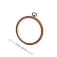 thumbnail image 2 of Round Embroidery Hoop Rubber Embroidery Hoop for Display Imitated Ornament for Craft Sewing DIY Hanging, 2 of 8