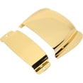 thumbnail image 1 of ZOUSSIQI Pickup Bridge Cover, Zinc Ashtray Cover Set, Bass Bridge Alloy Bass Protective Cover for Electric Bass Guitar Performance Accessory (Gold) CA919-23980, 1 of 9