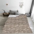 thumbnail image 5 of Pofeuu Hand Drawn Snake Print Ultra-Soft Micro Fleece Blanket,for Bed Or Sofa,All Season Throw Blankets Flannel Blanket-50"x40", 5 of 7
