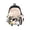 Black, variant on Kawaii backpack Coquette Aesthetic Daypack Y2k backpack with Transparent Window Clear Pockets