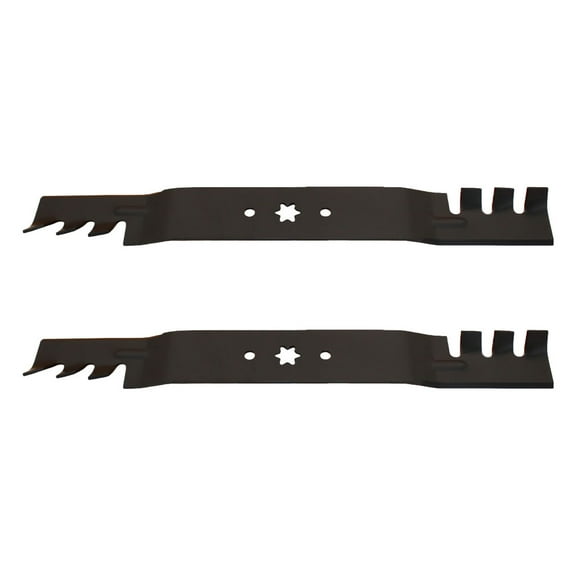 RAParts Set of 2 Toothed Blades Fits MTD Fits Toro 942-0616A 942-0616 742-0616A