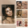 thumbnail image 4 of Makeup Book Palette, All in One Makeup Eyeshadow Palette, Book-Style Makeup Palette with Pro Shades, All In One Eyeshadow Blush Contour Highlighter, Multi-functional Beauty Makeup Book, 4 of 7