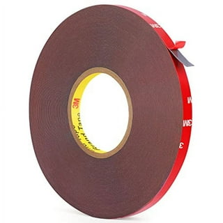 Double Sided Tape Heavy Duty, 164ft Waterproof Mounting Adhesive Tape, Removable Tape for Walls, Poster, LED Strip, Car Trim, Home/Office Decor, Craft