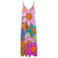 thumbnail image 4 of Nostalgic Vintage Floral Fine Art Sleeveless Dress Summer Dress Woman 2025, 4 of 7