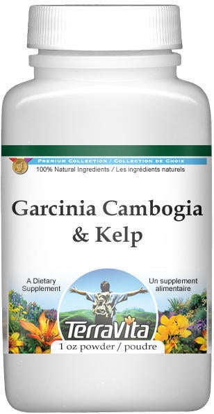 TerraVita Garcinia Cambogia and Kelp Combination Powder, (1 oz, 1-Pack, Zin: 513038)