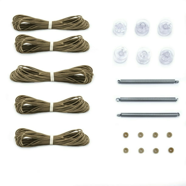 RV Pleated Shade Repair Kit Tan Window Shade Restringing Kit Walmart