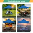 thumbnail image 3 of SANOPY 10x10 Pop Up Canopy,Heavy Duty Canopy UPF 50+ All Season Wind Waterproof Commercial Outdoor Wedding Party Tents for Parties Canopy Gazebo with Carrying Bag, Blue, 3 of 7