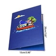 thumbnail image 4 of Youthyao Fishing Pop-Up Card with Envelope 3D Fathers Day Card Birthday Retirement Greeting Card for Boaters HusbandDa-Son, 4 of 7