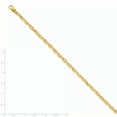 thumbnail image 2 of 14K Yellow Gold 4.5mm Hand-Polished Fancy Link Chain, 2 of 5