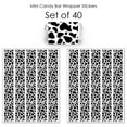 thumbnail image 3 of Big Dot of Happiness Cow Print - Mini Candy Bar Wrapper Stickers - Farm Animal Party Small Favors - 40 Count, 3 of 6