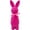 Rose, variant on Easter Decorations-9.8'' Easter Flocked Bunnies Figurine with Bow Tie,Easter Flocked Bunnies,Flocking Rabbit Tabletop Ornament,Spring Table Centerpieces Indoor Decor,Bunnies Decoration for Home Party