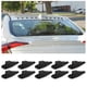 thumbnail image 5 of MODS DE CUCHO Estilo de carreras Suministros de modificación negra Difusor Kit de aleta de tiburón Accesorios de recitoso Compatible con spoiler 10 piezas Yuarrent VI014364-00B, 5 of 7
