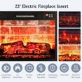 thumbnail image 2 of LGHM 80" Fireplace TV Stand with Storage & Bookshelves, Electric Fireplace with Mantel, Farmhouse Entertainment Center for TVs up to 90", White, 2 of 10