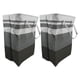 thumbnail image 1 of Cesta para la colada, 2 uds., 75L, poliéster, algodón, cesto para ropa sucia, baño, dormitorio, cesto para ropa, 1 of 14