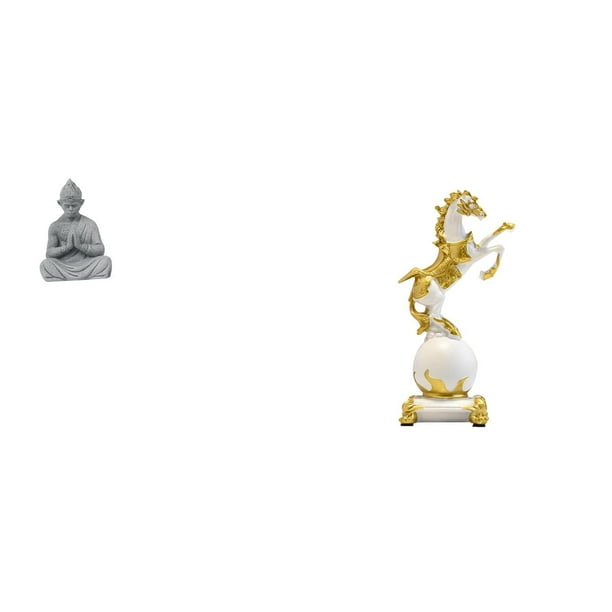 Estatua De Fusión De Caballo Sun Wukong De Harmony, Escultura De Buda De Animal Moderno, Adorno En Miniatura Coleccionable Para Hotel, Patio, Dormitorio, Sala De Estar, Centro De Mesa