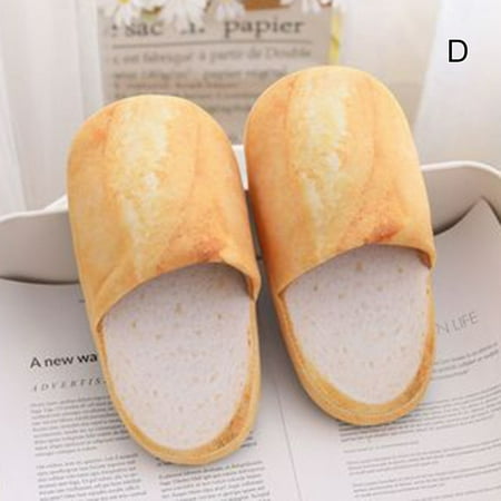 

Comfortable Sandals Burger Toast Shoes winter home soft sole non-slip shoes M D