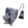 thumbnail image 1 of LOVIVER Garden Gargoyle Statue with Solar Light Decorative Lighting for Walkway Lawn, 1 of 8