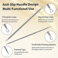 thumbnail image 4 of Blackhead Remover Pimple Extractor Tool, 9 Pieces, Stainless Steel Tweezers, Plucking, Acne Blackhead Rem, 4 of 5