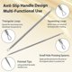 thumbnail image 4 of Blackhead Remover Pimple Extractor Tool, 9 Pieces, Stainless Steel Tweezers, Plucking, Acne Blackhead Rem, 4 of 5