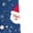 Blue, variant on split short sleep sets for women matching tank and shorts pajama outfit Women's Christmas Santa Print Button Pocket Long Sleeve Trousers Home Pajama Set