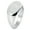 Silver, variant on Sterling Silver Love Heart Calligraphy Engraved Oval Flat Top Polished Ring