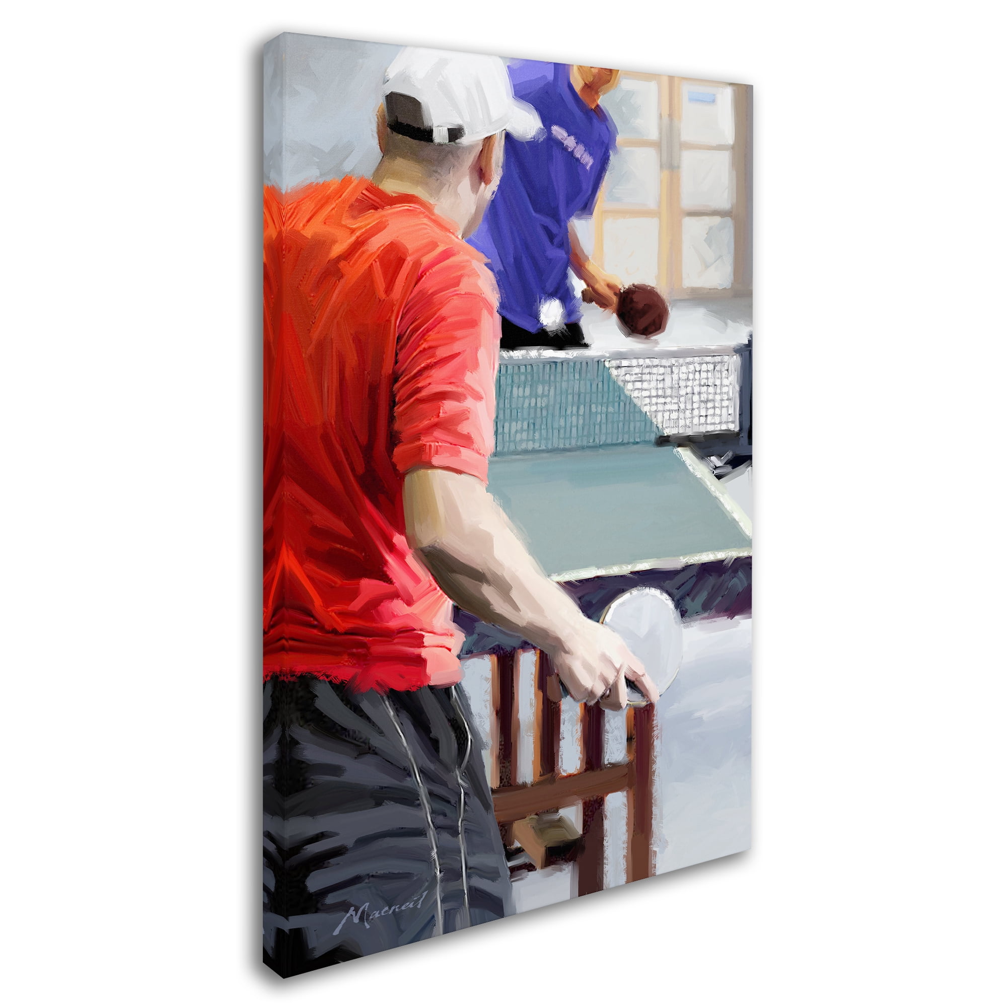 The Macneil Studio 'Table Tennis' Canvas Art