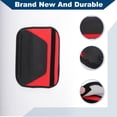 thumbnail image 4 of Carbon Fiber Pattern Seat Belt Covers  Backpack Shoulder Pad Seat Belt Pad Cover for Truck Car SUV Faux Leather 6.5x23cm 1pcs Black Red, 4 of 7