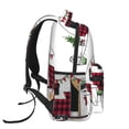 thumbnail image 3 of Fotbe Vintage Buffalo Plaid Christmas Camper Pattern Casual Backpack for School, Travel, and Outdoor Activities - Durable, Lightweight, and Comfortable, 3 of 5