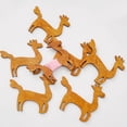 thumbnail image 3 of KAKOWELY wooden bobbin holders 15PCS Empty Thread Spools Wooden Spools Deer Shape Sewing Spools Set for Crafts Embroidery and Sewing Projects Organizing and Holding Yarn and Ribbon, 3 of 5