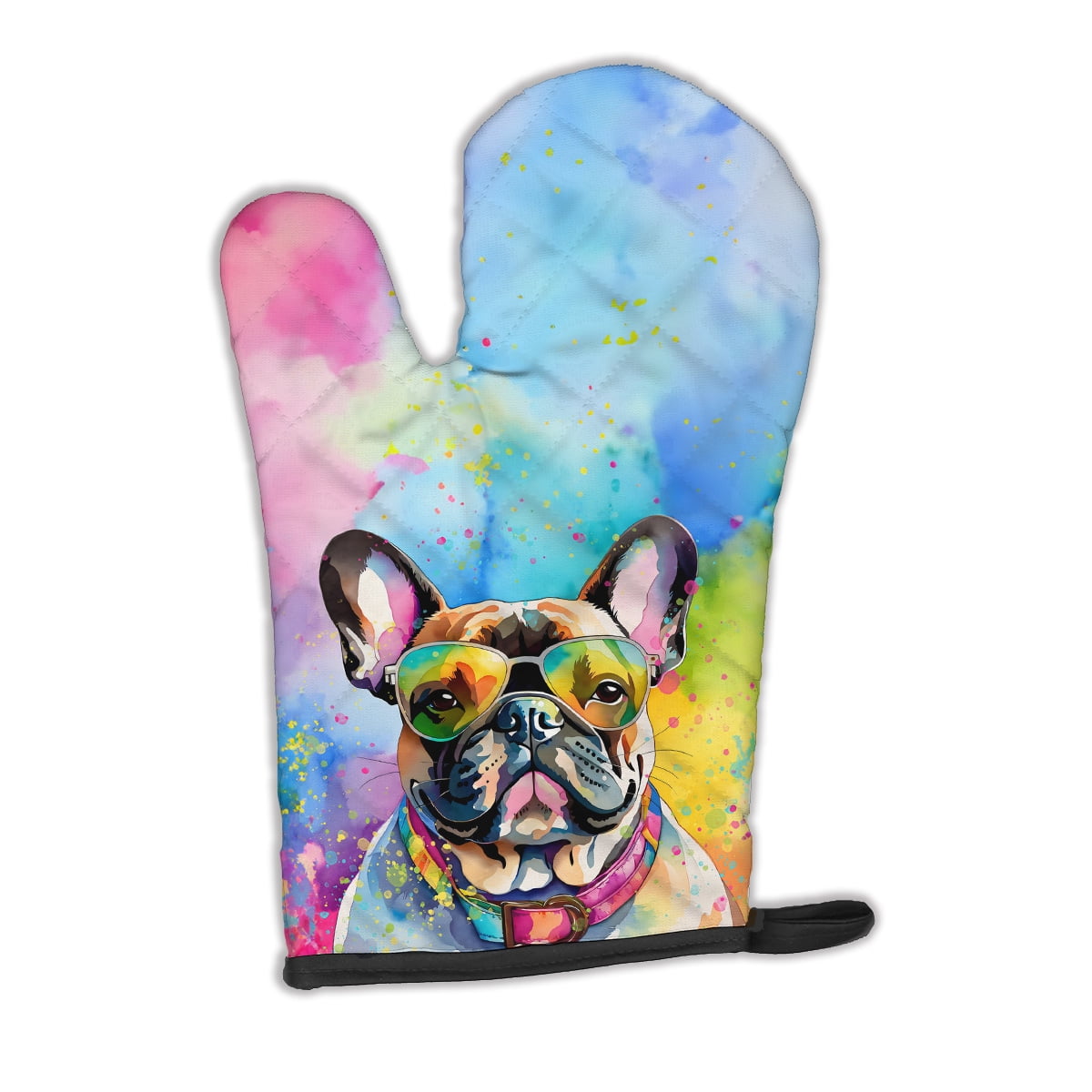 Dachshund Hippie Dawg Oven Mitt 8.5 in x 12 in