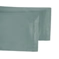 thumbnail image 2 of 650 Thread Count 100% Egyptian Cotton Solid Pillowcases, 2-Piece Pillowcase Set by Blue Nile Mills- Standard, Teal, 2 of 6