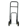 Firewood Log Cart Carrier - Outdoor or Indoor Black Steel Wood Rack ...