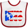 thumbnail image 3 of Inktastic Puerto Rico Flag in Text Boys or Girls Baby Bib, 3 of 4