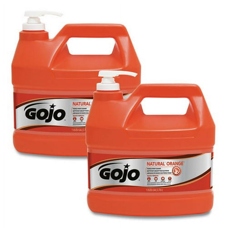 NATURAL ORANGE Pumice Hand Cleaner, Citrus, 1 gal Pump Bottle, 2/Carton NATURAL ORANGE Pumice Hand Cleaner, Citrus, 1 gal Pump Bottle, 2/Carton