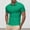 Green, variant on Bcfgryg Men's Summer Fashion Silk V Neck Shirt Short Sleeve Men's Short Sleeve Collared Shirt