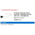thumbnail image 2 of Air Charge Temperature Sensor Connector - Compatible with 1993 - 1995, 1997 - 2001 BMW 740i 1994 1998 1999 2000, 2 of 2