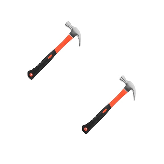 2pcs Multi-purpose Claw Hammer Non Slip Handle Claw Hammer Tool With Nail Holder
