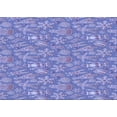thumbnail image 1 of Ahgly Company Machine Washable Indoor Rectangle Transitional Purple Mimosa Purple Area Rugs, 5' x 7', 1 of 7