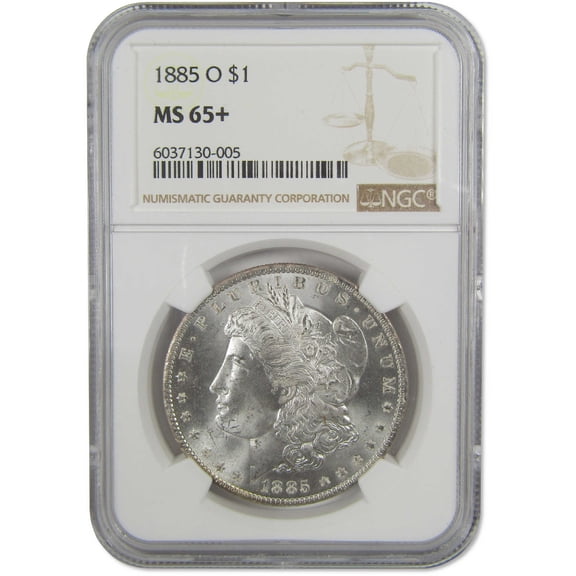 1885 O Morgan Dollar MS 65  NGC Silver Uncirculated $1 Coin