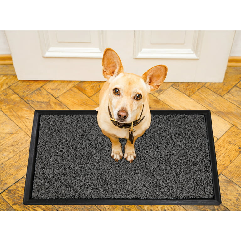 Home-Man Multi-Purpose Boot Tray Mat,Shoe Tray Mat,Pet Bowl Tray,Waterproof  Trays for Indoor and Outdoor Floor Protection, 24 x 15/2 Pack