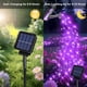 thumbnail image 3 of Guirnalda de luces solares ANGMLN 200 LED, 8 modos, impermeables, color morado, 3 of 6