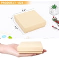thumbnail image 2 of Triani 12Pcs Cardboard Jewelry Gift Boxes with Cotton Filled and Lids 3.5x3.5x1 Inch Kraft Jewelry Cardboard Boxes for Jewelry Packaging (Brown), 2 of 6