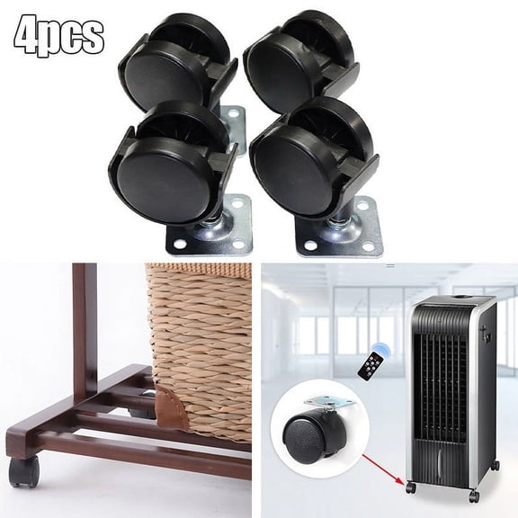 40MM 1.5 Swivel Castor Replacement Wheel Chair Table Furniture Home Office 4PK