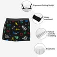 thumbnail image 3 of Gukieu Gamepads Print Men's Boxer Briefs, High Elastic Moisture Wicking Boxer Briefs Underwear-XX-Large, 3 of 5