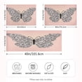 thumbnail image 4 of Iauyy 20x40in Silk-Smooth Satin Pillowcase, Gentle on Hair and Skin, Luxuriously Soft Pillowcase with Envelope Closure, Wrinkle Fade Butterflies Made Of Flowers, 4 of 6
