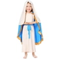 thumbnail image 3 of LEKWK Virgin Mary Set for Girls Long Robe Cape Headscarf Belt Nativity Scene Christmas Religious Church Play Outfit Performance, 3 of 5