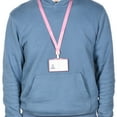thumbnail image 7 of Uxcell 9.2x6.5cm Horizontal Aluminum Badge Holder with Metal Hook Lanyard Rose Gold Tone, 7 of 7