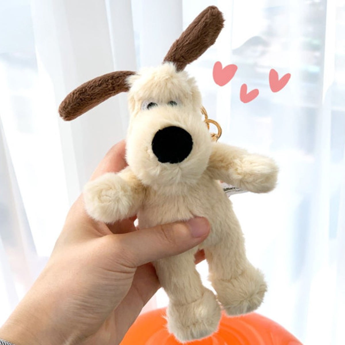 Wallace & Gromit Plush 5 Inch Gromit  Keychain