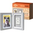 thumbnail image 3 of Better World Pets Pet Memorial Frame with Clay Paw Print Kit - Holds 4x6 Photo, Grey, 3 of 12